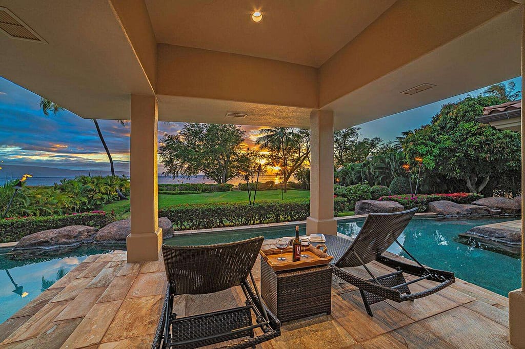 Kaanapali Beach Front Estate a Maui Luxury Vacation Rental
